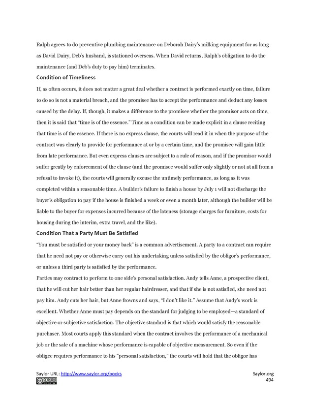 Business Law and the Legal Environment - Page 494